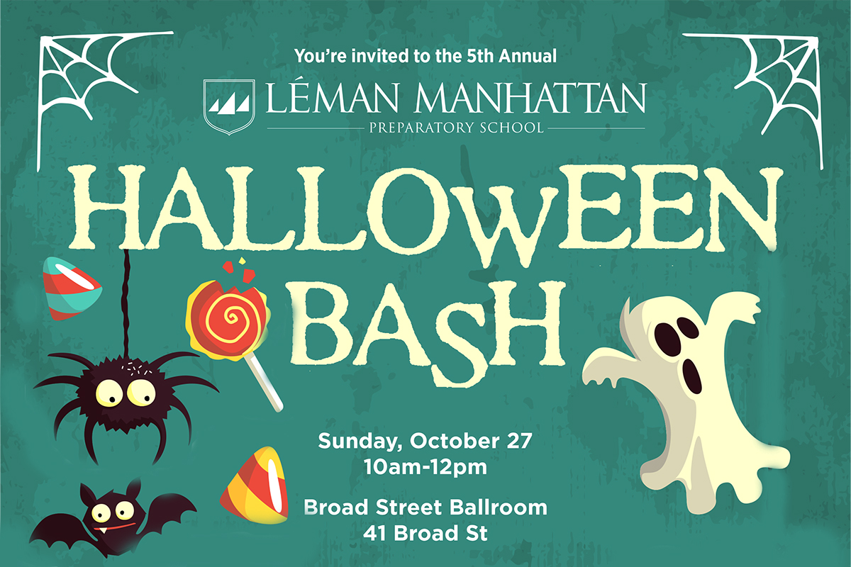 5th Annual Léman 宝博体育 Halloween party flyer
